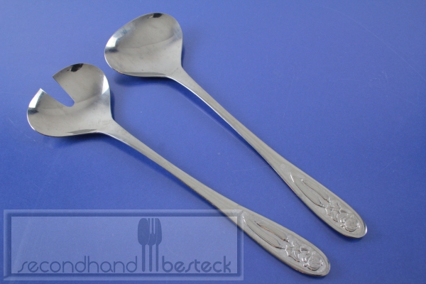 Marke Tischfein Salatbesteck Servierbesteck 24,7 cm Edelstahl