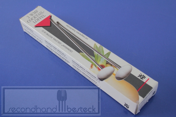 WMF 2 Cocktaillöffel Trinkröhrchen Cromargan OVP