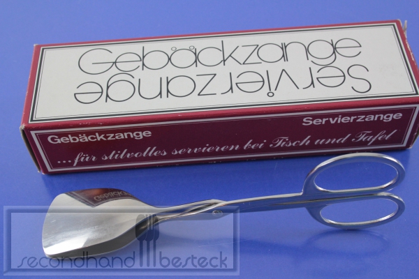 Gebäckzange versilbert OVP