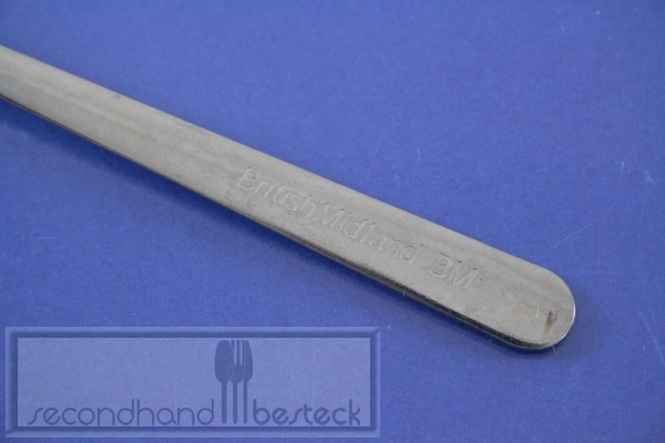British Midland BM Besteck Kaffeelöffel 12,8 cm Edelstahl