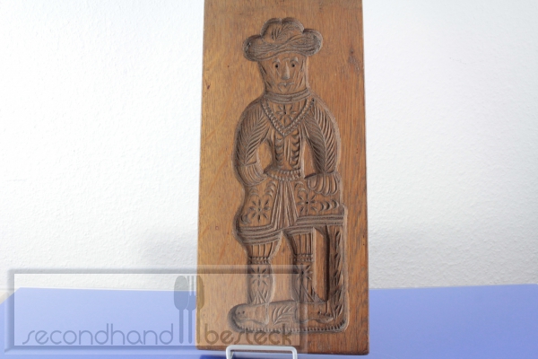 Alte Spekulatiusform Spekulatiusmodel Knecht 39 x 17 cm
