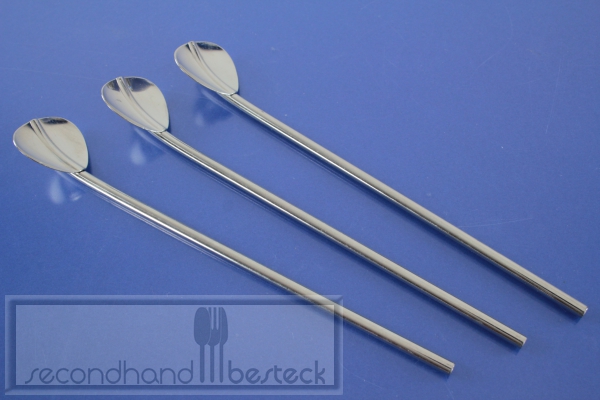 WMF 3 Cocktaillöffel Trinkröhrchen Cromargan