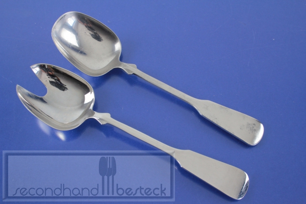 Robbe & Berking Spaten Salatbesteck 150er versilbert