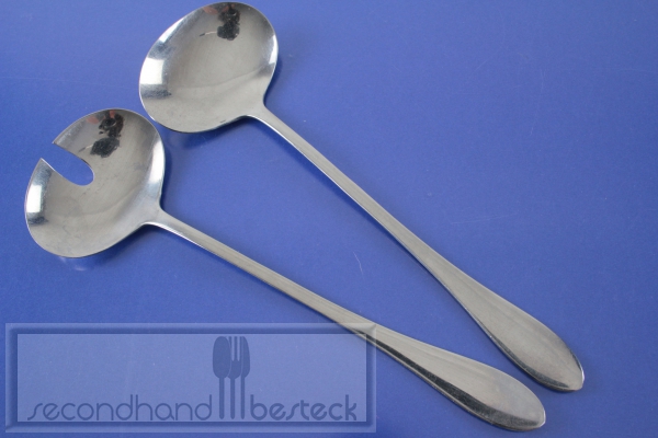 Marke Tischfein Salatbesteck 25 cm Edelstahl