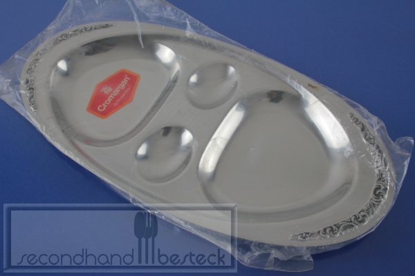 WMF Baroque Servierplatte Tablett  30 x 14,5 cm Cromargan