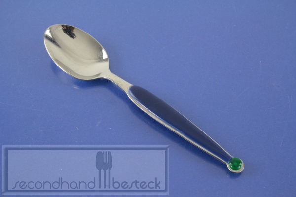 WMF Fantasia Kaffeelöffel blau grün Cromargan