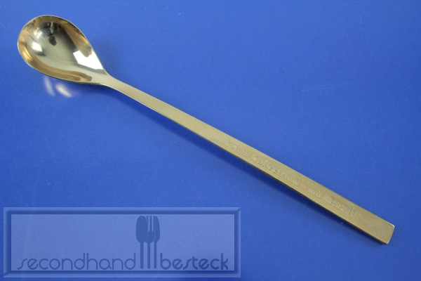 NESCAFE Portionslöffel Löffel 18/10 vergoldet J. A. Henckels