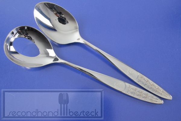 WMF Rio Salatbesteck versilbert Monogramm KS oder SK