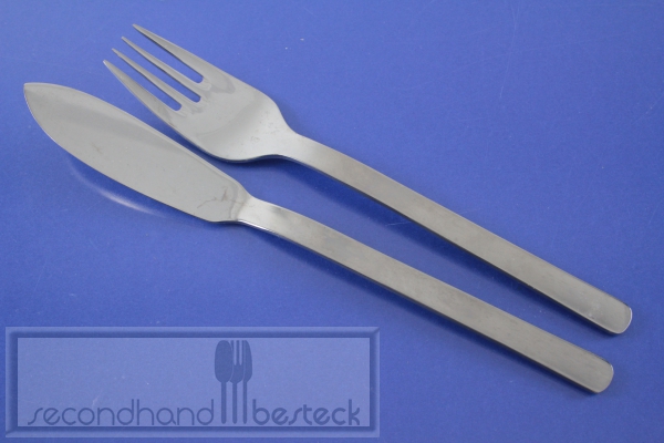 WMF Scala Fischbesteck für 1 Person 2 Teile Cromargan
