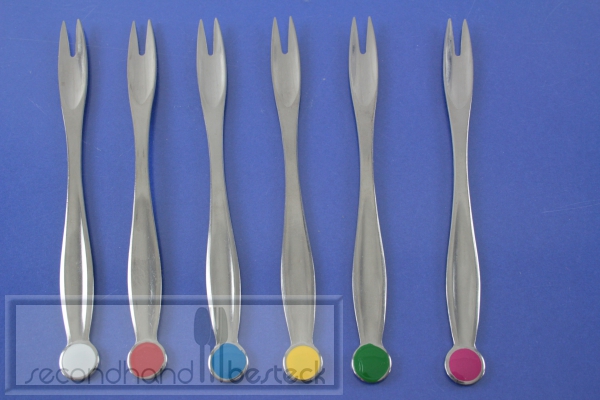 WMF Cocktailspieße Bowlengabeln Bowlenspieße 13,1 cm Cromargan