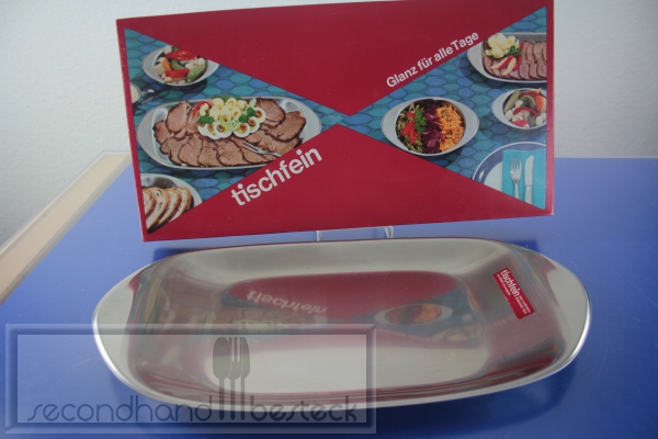WMF Tischfein Servierplatte Tablett 37 x 18 cm Edelstahl OVP