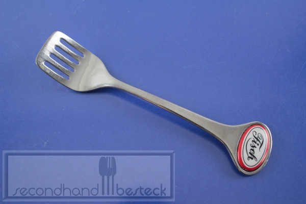 BSF Sardinenheber Fischheber Edelstahl Email Medallion