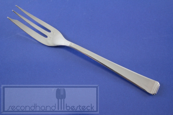 OKA ART DECO 131 Pyramide Kuchengabel 15,2 cm versilbert