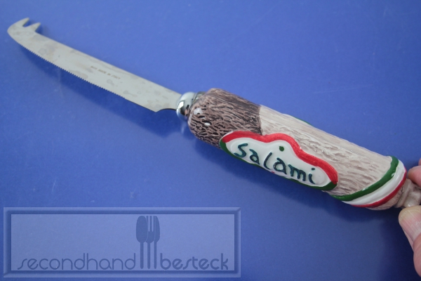 Salamimesser Wurstmesser 22 cm mit Keramikgriff Italy