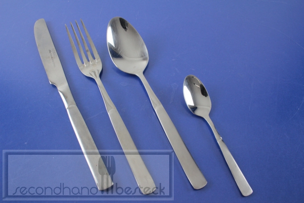 Ernesto Besteck Konvolut 9 Teile Edelstahl