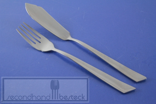 Cyprea Fischbesteck für 6 Personen Edelstahl