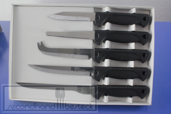 Messer-Set 5-teilig Edelstahl + Kunststoff OVP