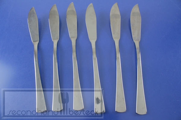 WMF Hotel Gastro 6 Fischmesser Cromargan