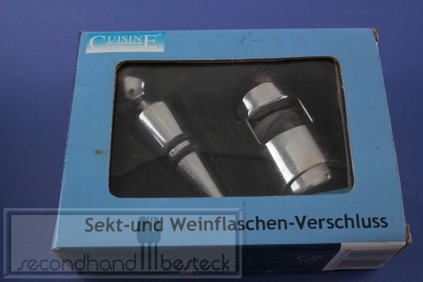 Cuisine Sekt- und Weinflaschen-Verschluss Edelstahl OVP