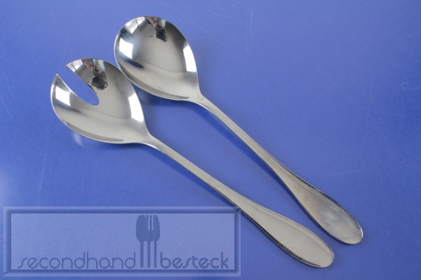 Marke Tischfein Salatbesteck Servierbesteck 25 cm Edelstahl
