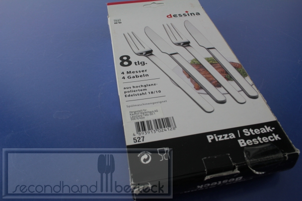 Dessina Pizza / Steakbesteck für 4 Personen Edelstahl 18/10