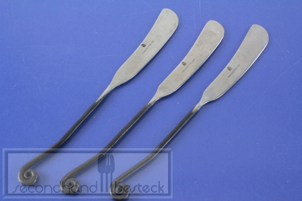 3 Buttermesser 17,5 cm Edelstahl