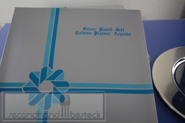 6 Platzteller 30 cm versilbert