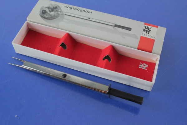 WMF Abstreifgabel Abstoßgabel 18,0 cm versilbert OVP