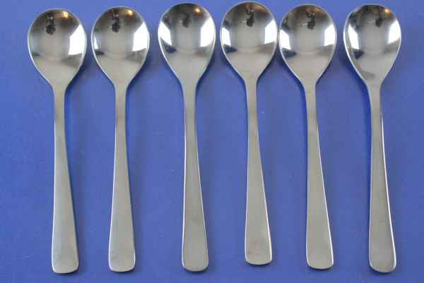 WMF Tischfein 6 Eierlöffel Cromargan