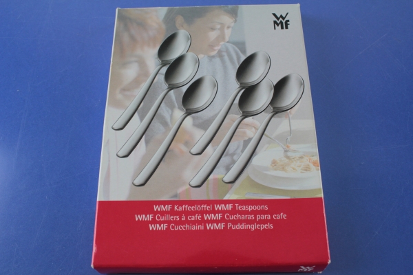 WMF Boston 6 Kaffeelöffel Cromargan OVP