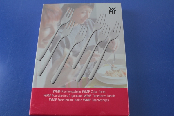 WMF Boston 6 Kuchengabeln Cromargan OVP