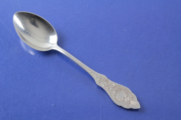 Hanseat Ostfriesen Friesen Muster Teelöffel 12,7 cm versilbert