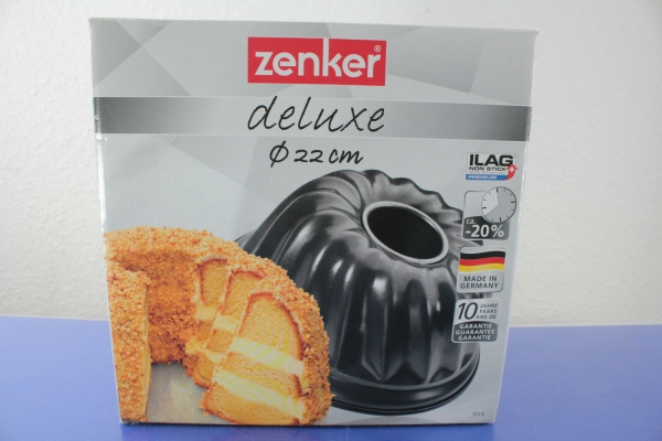 Zenker deluxe Gugelghupfform Backform antihaft Ø 22 cm OVP