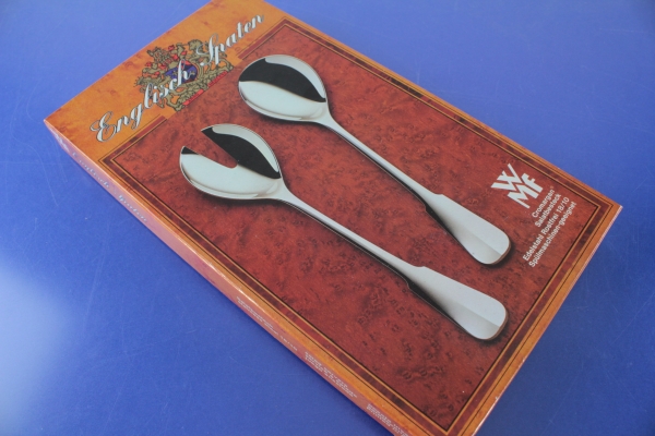 WMF Englisch Spaten Salatbesteck 19,7 cm Cromargan OVP