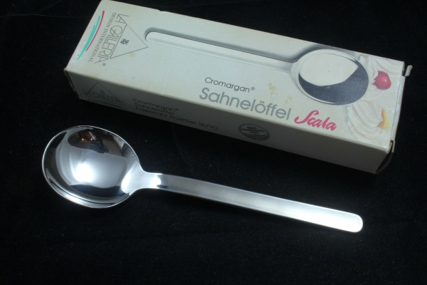 WMF Scala Sahnelöffel Tassenlöffel Cromargan OVP