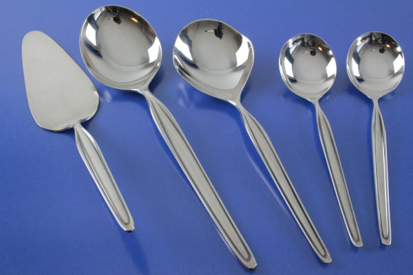 WMF Zürich Gemüselöffel Kartoffellöffel Tortenheber 2 Sahnelöffel versilbert