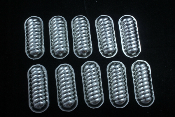 10 x alte Schokoladenform Schokoladen Förmchen 6,0 x 2,5 cm Metall