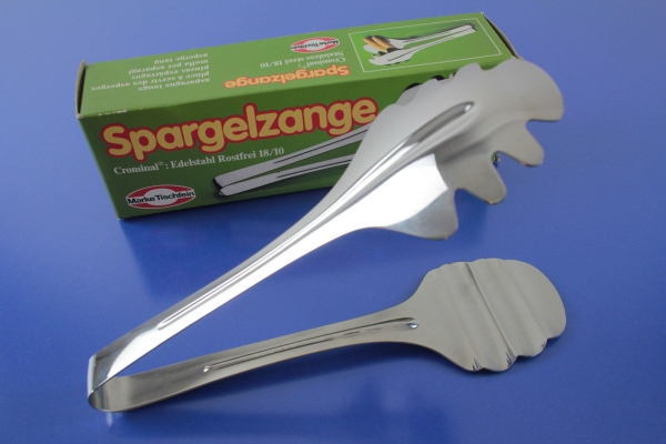 Marke Tischfein Spargelzange Edelstahl OVP