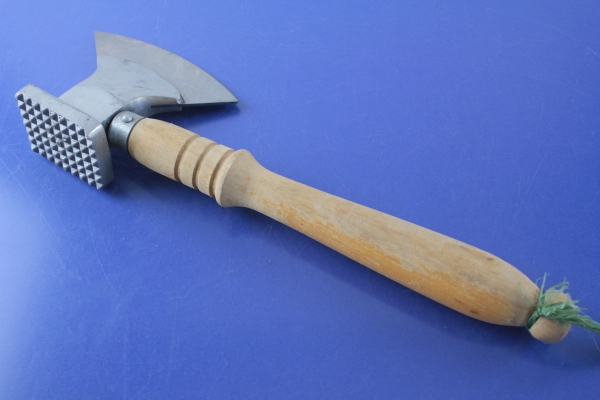Altes Küchenbeil Hackbeil + Fleischklopfer 27,5 cm