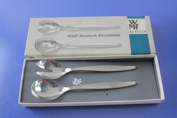 WMF Stockholm Salatbesteck klein 14,6 cm Cromargan OVP