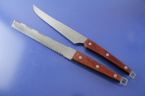 AMC 2 große Küchenmesser mit Holzgriff 35 cm