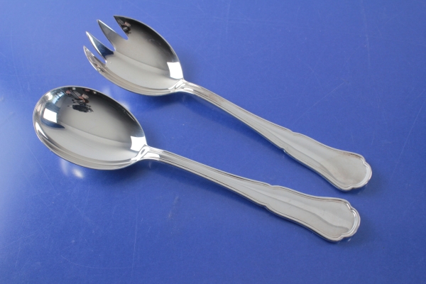 Auerhahn Chippendale Salatbesteck versilbert