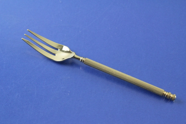 Hanseat 6 Kuchengabeln 13,5 cm August Warnecke vergoldet OVP