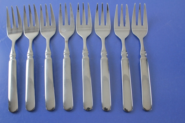 Oneida 8 Kuchengabeln 14,5 cm Edelstahl