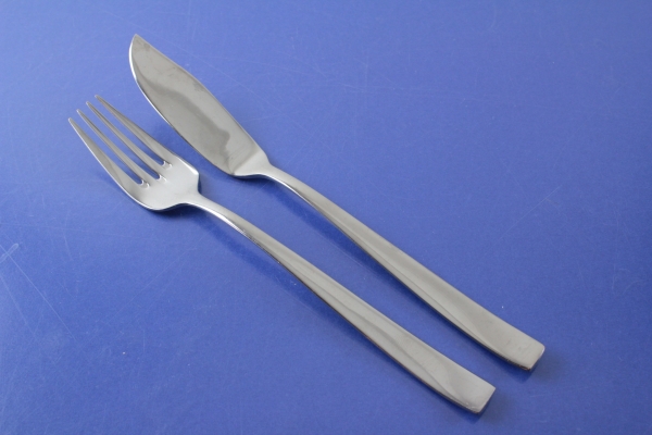 Monogram Fischbesteck für 6 Personen 12 Teile Edelstahl 18/10 (a)