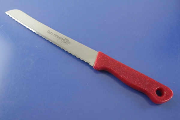 Das Brotmesser rot 32 cm