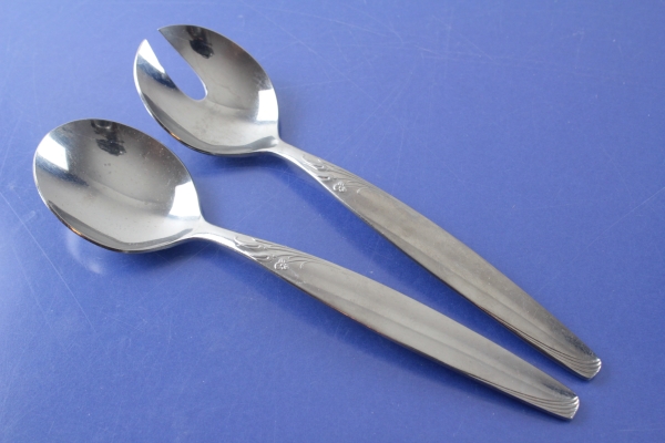 Marke Tischfein Salatbesteck 19,5 cm Edelstahl