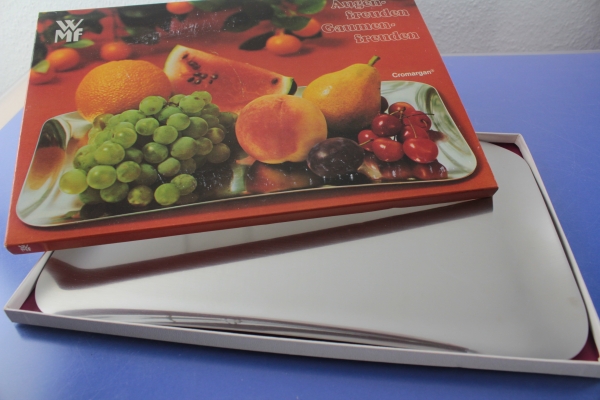 WMF Servierplatte Tablett 31 x 20 cm Cromargan OVP