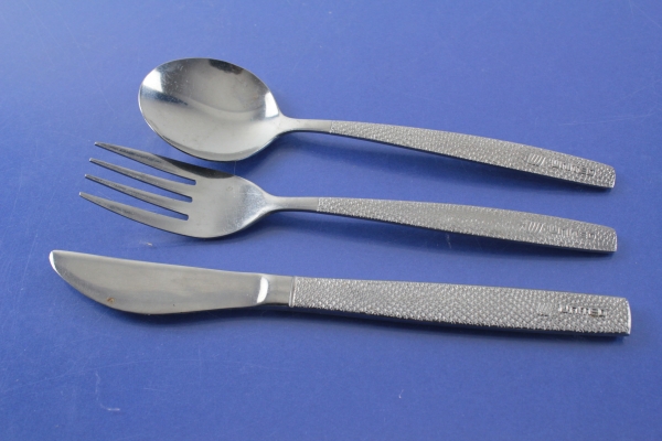 United Airline Besteck Messer, Gabel + Löffel