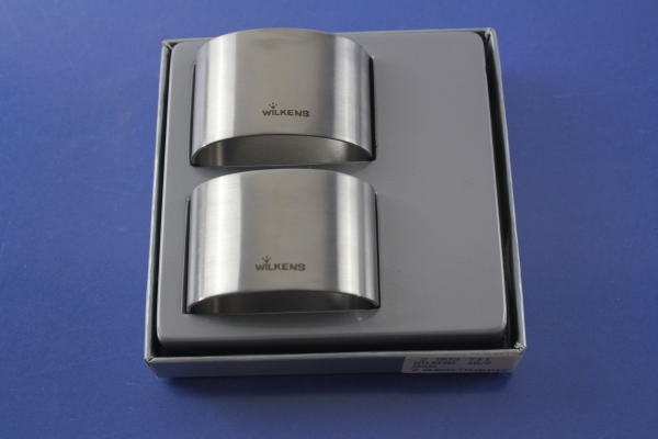 Wilkens Nova 2 Serviettenringe Edelstahl 18/8 OVP
